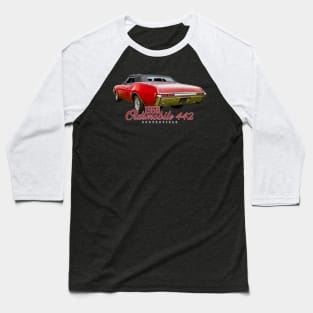 1968 Oldsmobile 442 Convertible Baseball T-Shirt